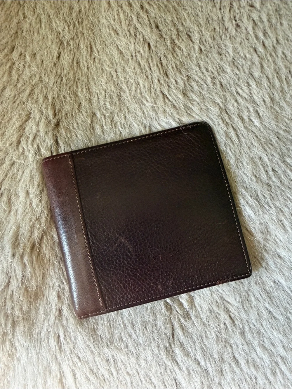 Classic Brown Leather Bi-Fold Wallet - Cole Haan